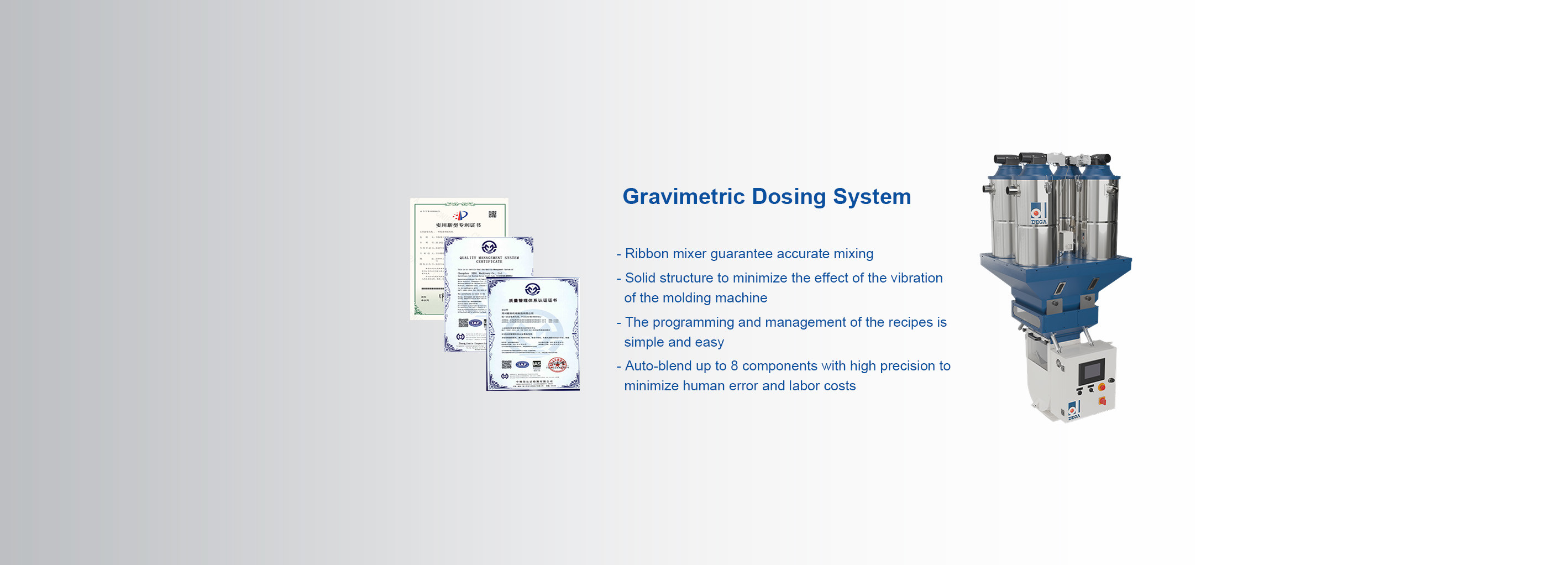 Qualität Gravimetrisches Dosierungssystem usine